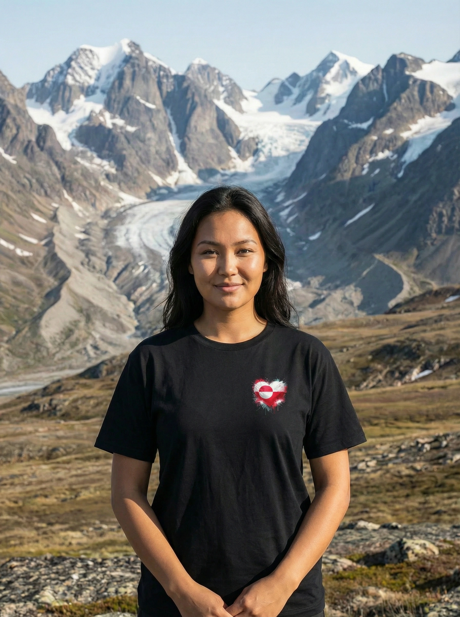 love Greenland black tee