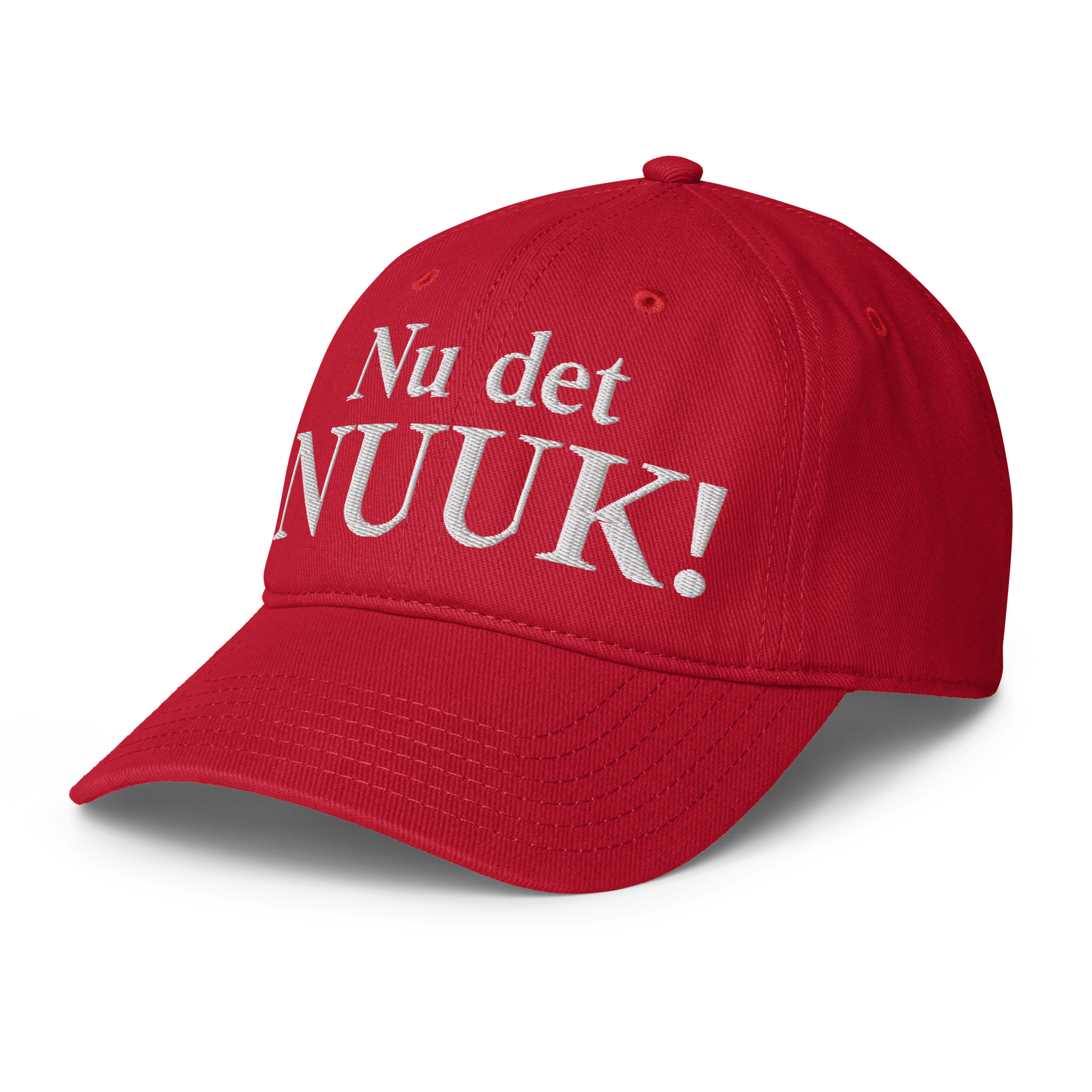 support greenland red charity cap, support greenland